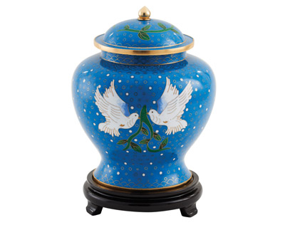 Doves of Peace urn