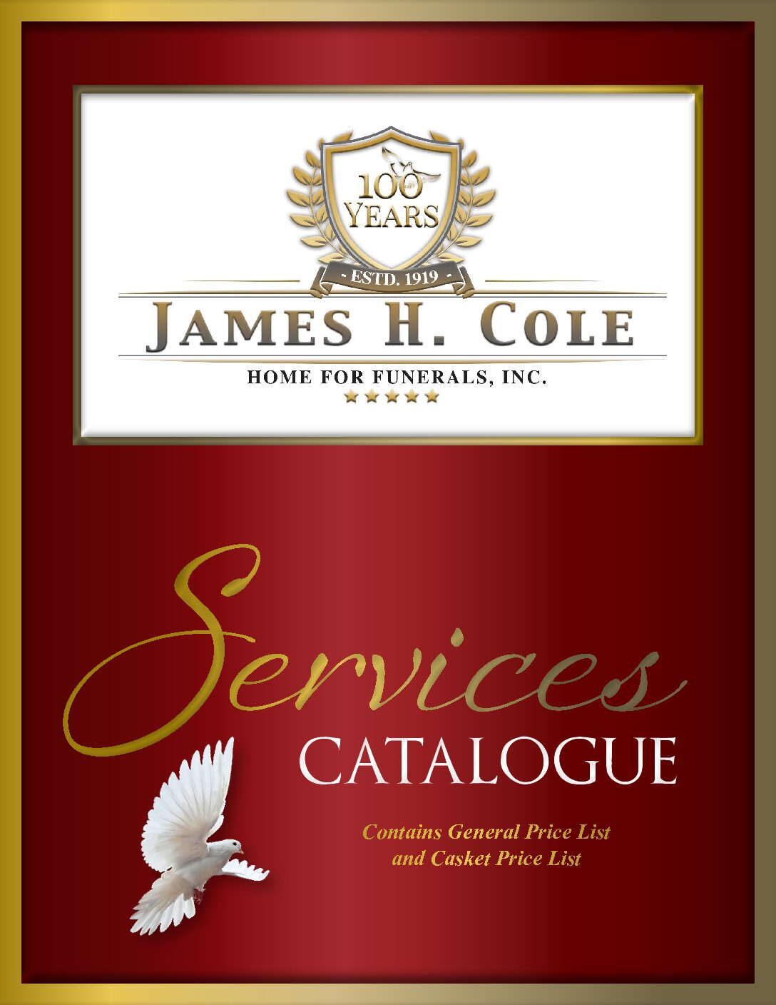 James H Cole Service Catalog James H. Cole Home for Funerals